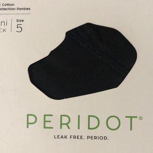 3/30$ PERIDOT leak protection panties BIKINI size 5. NIB